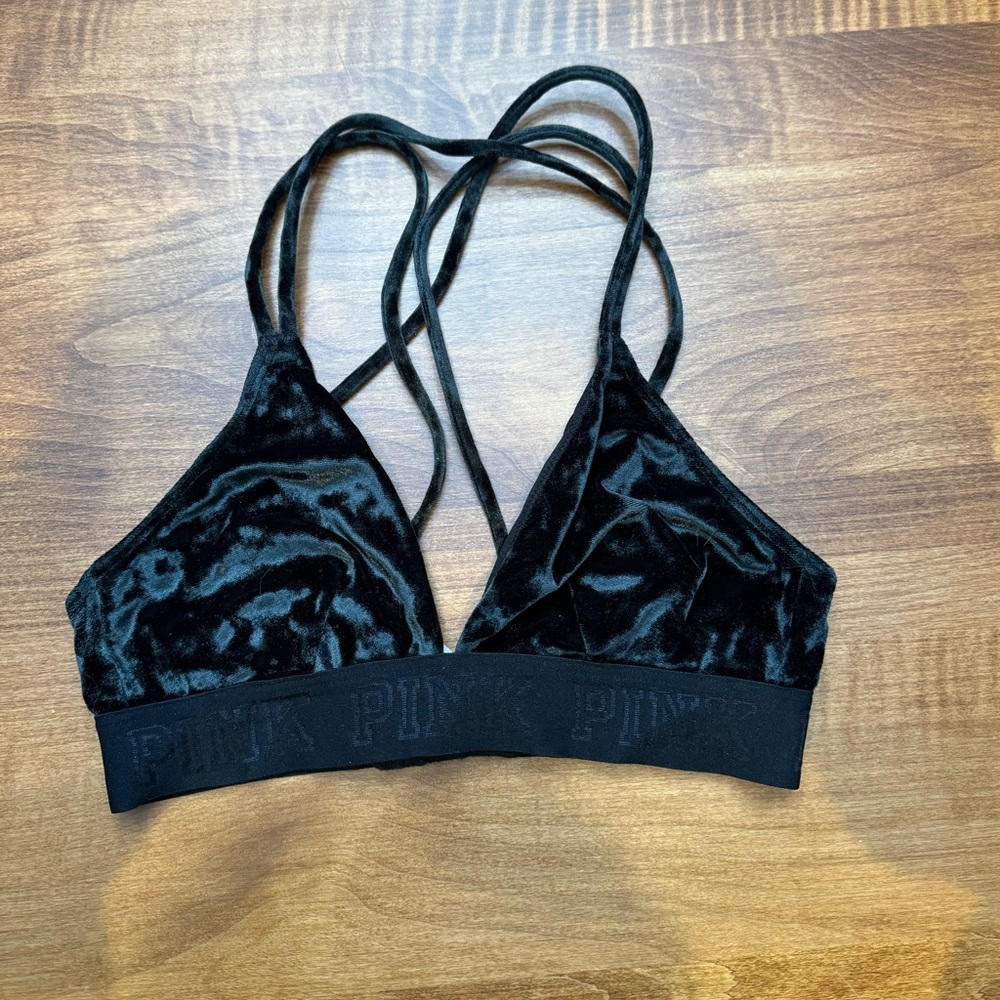 PINK Velvet Bralette
